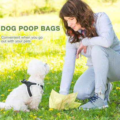 Teling 3000 Count Dog Poop Bags Pet Waste Bags for Poop with 3 Dog Poop Bag Dispenser Doggie Poop Bags for Home Outdoor Puppy Walking and Travel 12 x 8.6 Inch