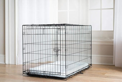 PRECISION PET PRODUCTS Sheepskin Bolster Crate Mat 48" Crates,