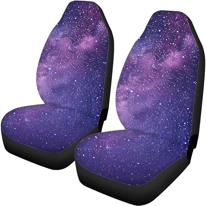 Purple Galaxy Car Seat Covers Full Set Automotive