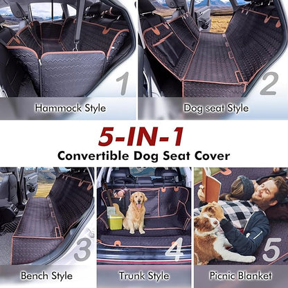 Dog Car Seat Cover 100% Waterproof 600D Scratch