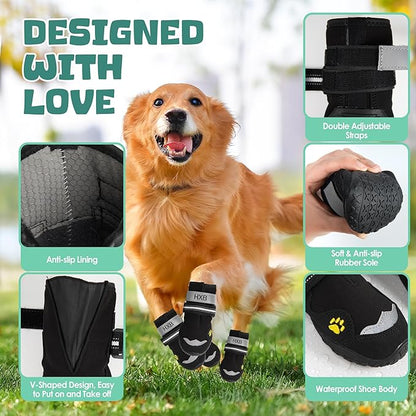 Dog Shoes Large Size Dogs 7)