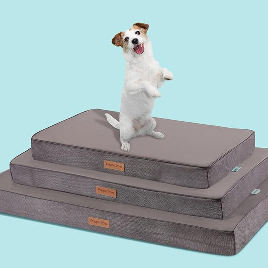 Washable Cooling Pet Bed for Small (29" x 18", Up 50LBs)