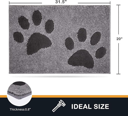 PURRUGS Dirt Trapper Door Mat 20" x 31.5"