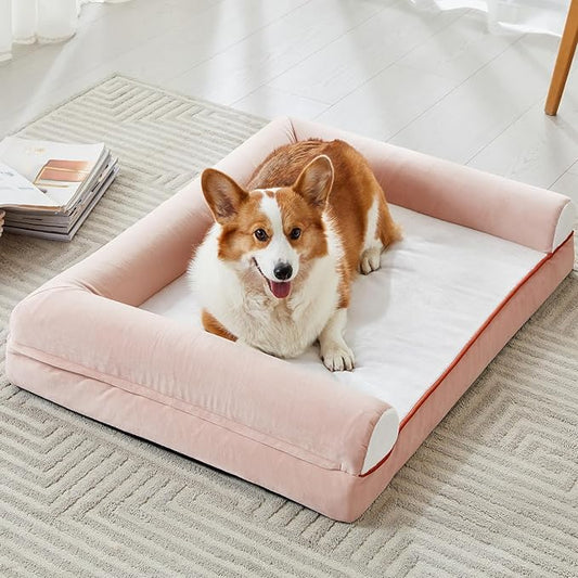 BFPETHOME Washable Dog Beds for Medium Dogs
