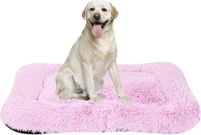 Coohom Deluxe Plush Dog Bed Pet Cushion Crate Mat