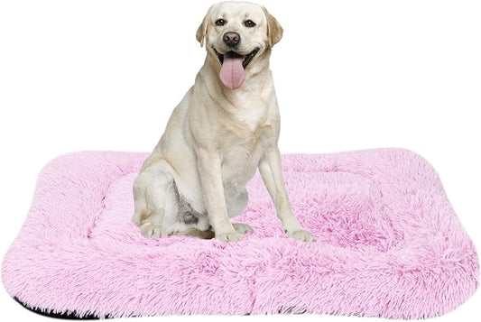 Coohom Deluxe Plush Dog Bed Pet Cushion Crate Mat