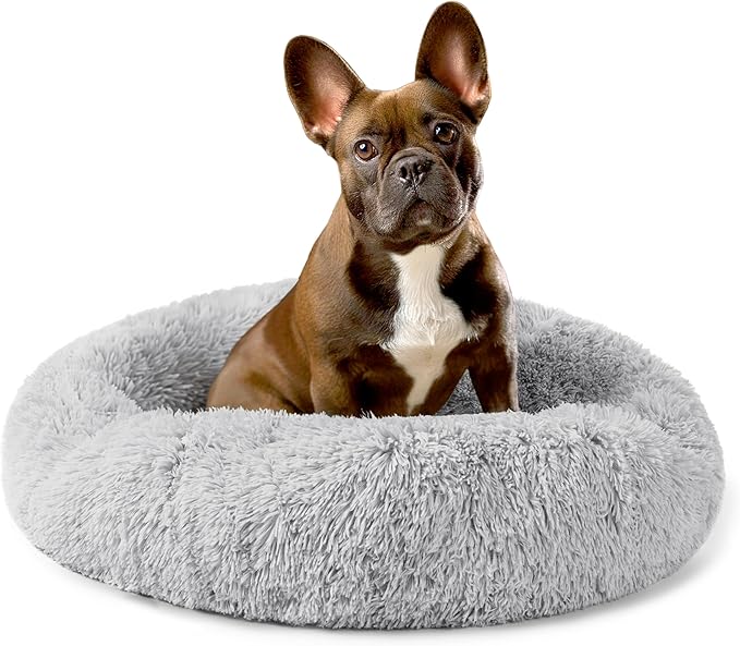 PetAmi Calming Dog Bed for Small Medium Dog Cat 25 lbs, 23 inch,