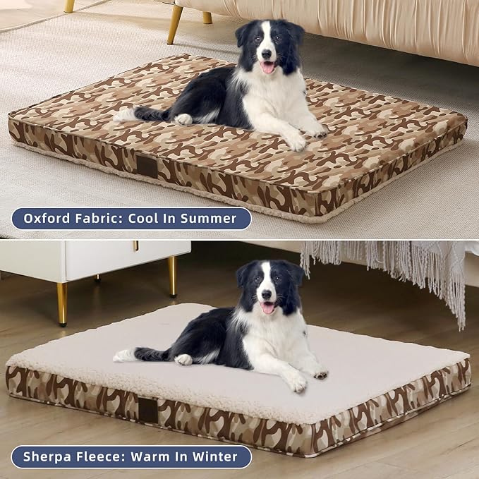 DaysU Large Dog Bed for Large Dogs 65 Ibs, 36x27x3in