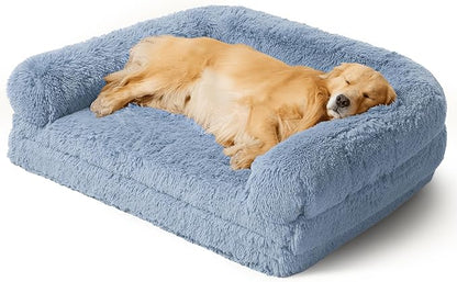 Bedsure Foldable Human Dog Bed for People Adults 2 in 1 Calming