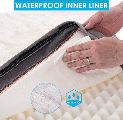 Jumbo Dog Bed Extra Large Waterproof Dog Bed 3XL(47"X29"X4"), Light