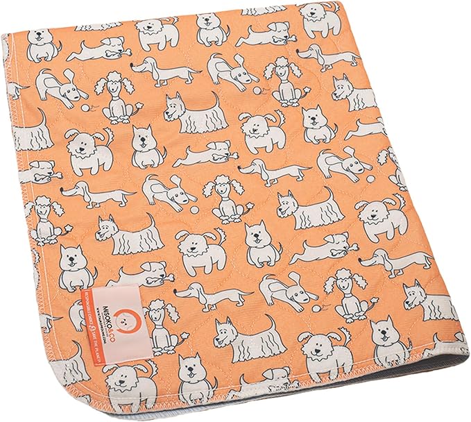 Misoko&Co Champion's Choice Reusable Dog Training Pads Super Absorbent Pet Pee Pads Dog Play Mat Fast Drying Anti Slip Washable Puppy Pads (31.5 x 55.12 in (1pcs)