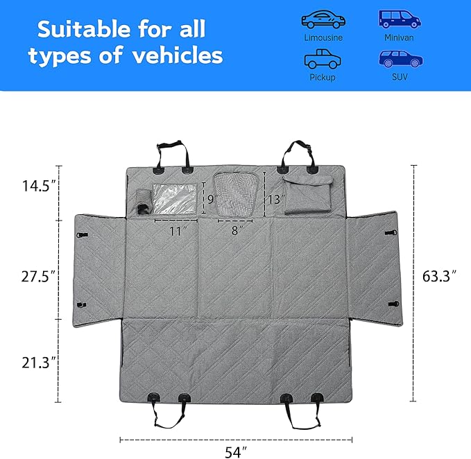 Back Seat Extender for Dogs