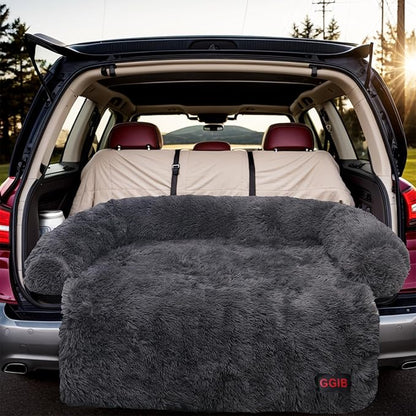 Calming Dog Bed Fluffy Plush Dog Mat for Furniture Protector with Removable Washable Cover for Large Medium Small Dogs and Cats (Extra Large(53x39.3x6)