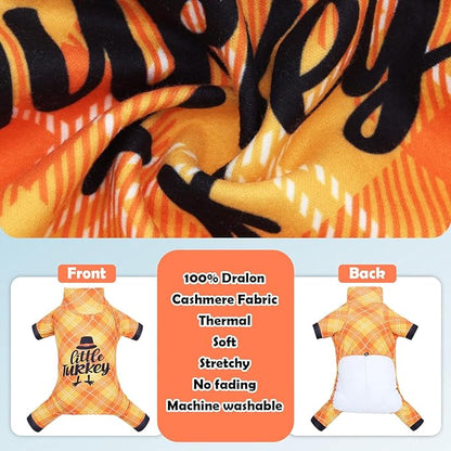 CuteBone Turtleneck Dog Pajamas Pet Clothes Thermal Dralon Onesie Cashmere High-Necked Puppy Pjs Coat GP13L