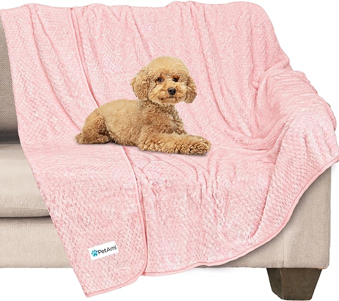PetAmi Waterproof Dog Blanket 40x60 Pink