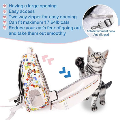 Cat Backpack Carrier Bubble Bag Space Capsule Pet Carrier Dog Hiking Backpack
