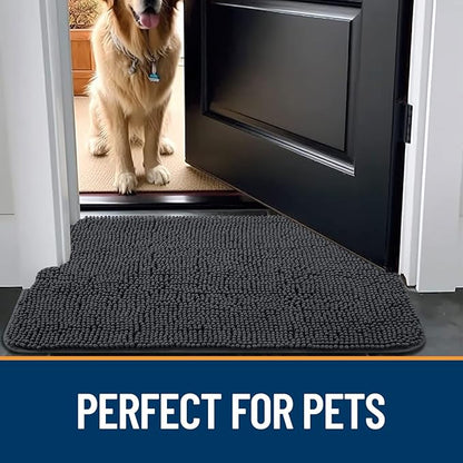 OLANLY Dog Door Mat for Muddy Paws 48x30