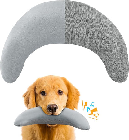 HOMBYS Chewproof Dog Pillow, Calming Toy for Dogs Anxiety Relief, Suitable for Both Crazy Tearers & Tame Dogs, Furry Surface Soft & Comfortable Dog Neck Pillow Improve Sleeping, Machine Washable