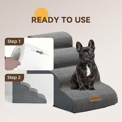 Slope Dog Stairs for Medium Dogs 4-Step Dog 22''