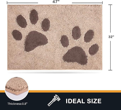 PURRUGS Dirt Trapper Door Mat 32" x 47"