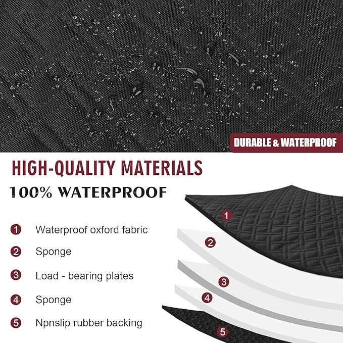 Back Seat Extender for Dogs 330lb, Waterproof