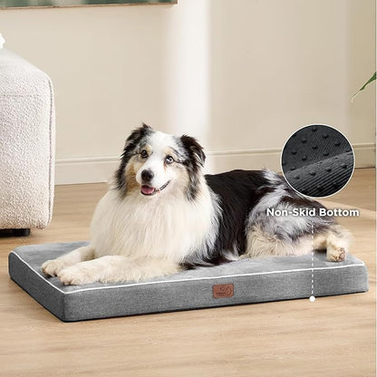Bedsure Memory Foam Dog Bed for Large Dogs
