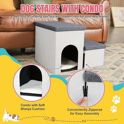 Dog Stairs for High Beds 22 inches(2