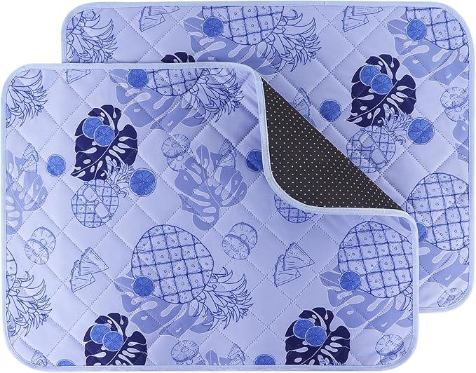 IEUUMLER Washable Pee Pads for Dogs 2 Pack EU007 (Purple 36"X24"-2pcs)