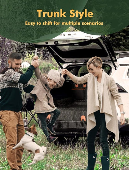 Dog Car Seat Cover for Back Seat 4 in 1 Waterproof Trucks-53'x59, Black