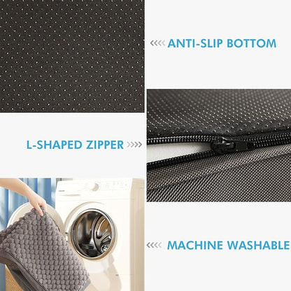 Large Orthopedic Crate Bed for Dogs（36*27*3in）-Waterproof Dog Crate Pads