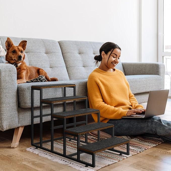 Pet Stairs for Bed Small Dogs 5 Steps