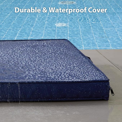 RRPETHOME Waterproof Outdoor Dog Beds Large Sized Dog