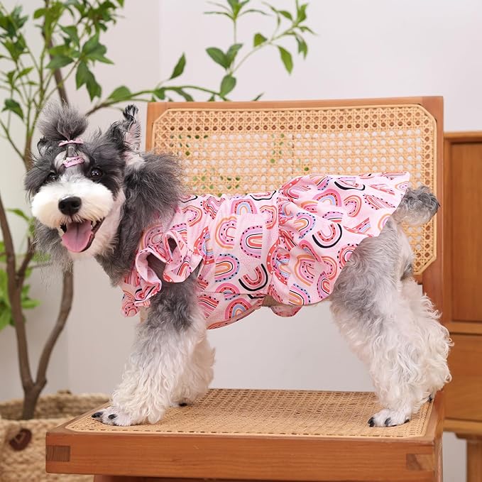 CuteBone Dog Dress Princess Puppy Birthday Dresses FX11M