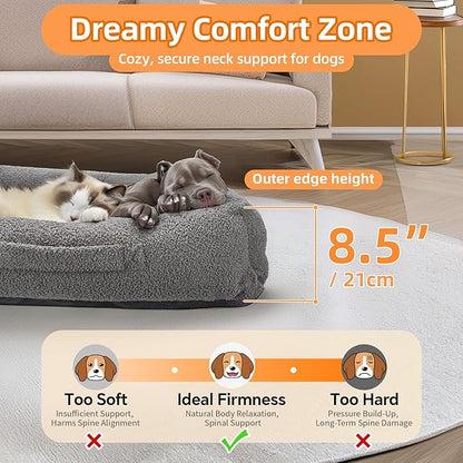 Sytopia Calming Dog Bed for Medium Dogs 46'' XL