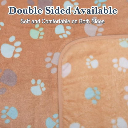 Ultra Soft Dog Blanket Blankets,Brown,50 x 40 inches