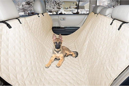 Furhaven Universal Water-Resistant Quilted Hammock-Style Backseat or Cargo Area Protector