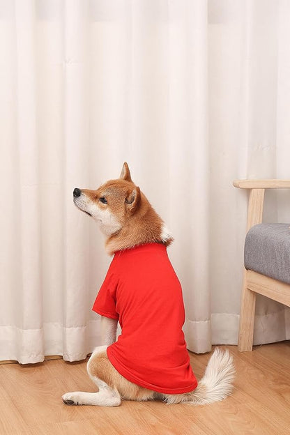 Dog Shirts 2pcs Blank Shirts Soft for Small Medium Large Dogs and Cat Soft and Breathable Apparel Shirts