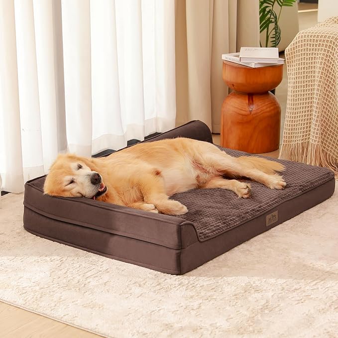Orthopedic Dog Beds for X-Large Dogs (XL,48" L 32" W 7.5" Th)