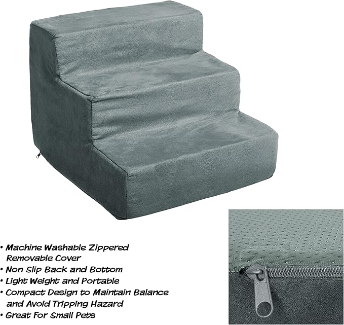 PETMAKER 3-Step Pet Stairs 25lbs Capacity