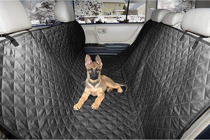 Furhaven Universal Water-Resistant Quilted Hammock-Style Backseat or Cargo Area Protector