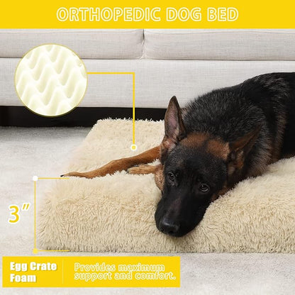 MIHIKK Dog Bed for Large Dogs 36x27 inch,