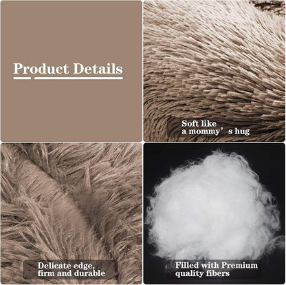 MFOX Calming Dog Bed (L/XL/XXL/XXXL) for Medium and 25/35/55/100lbs