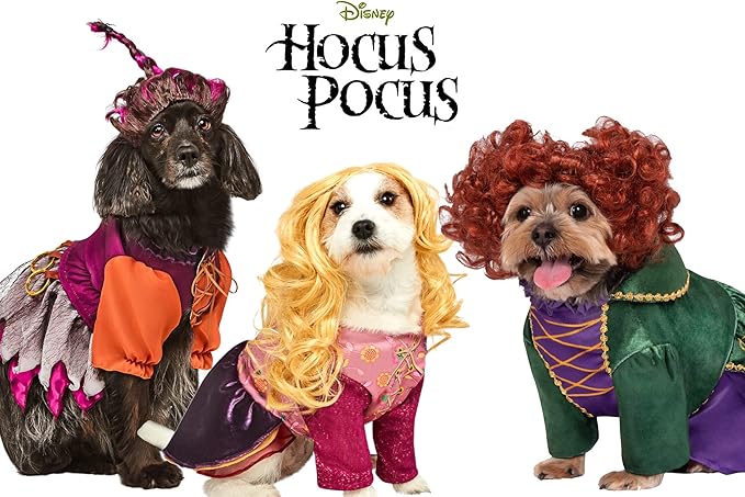 Rubie's Disney Hocus Pocus Sarah Sanderson Pet Costume and Wig