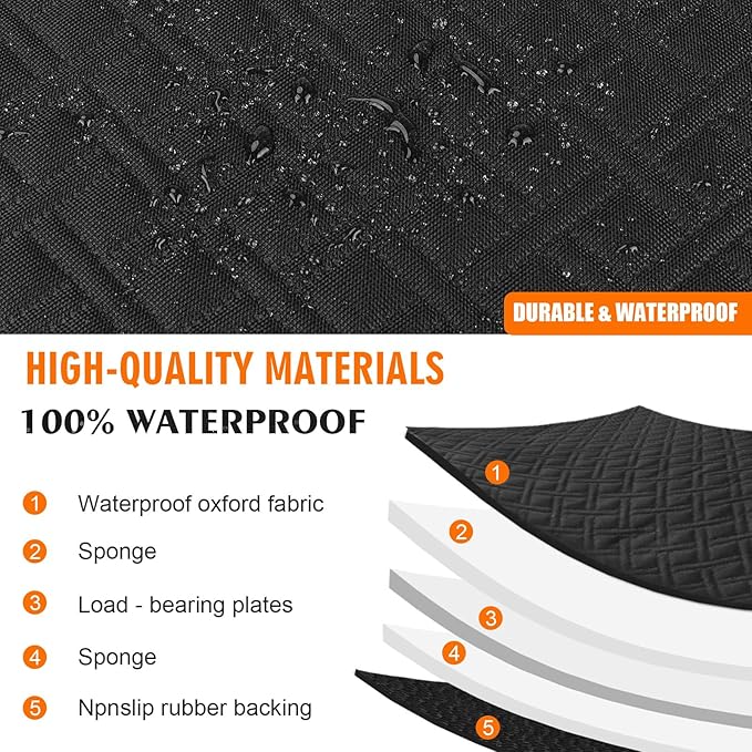 Back Seat Extender for Dogs 330lb, Waterproof