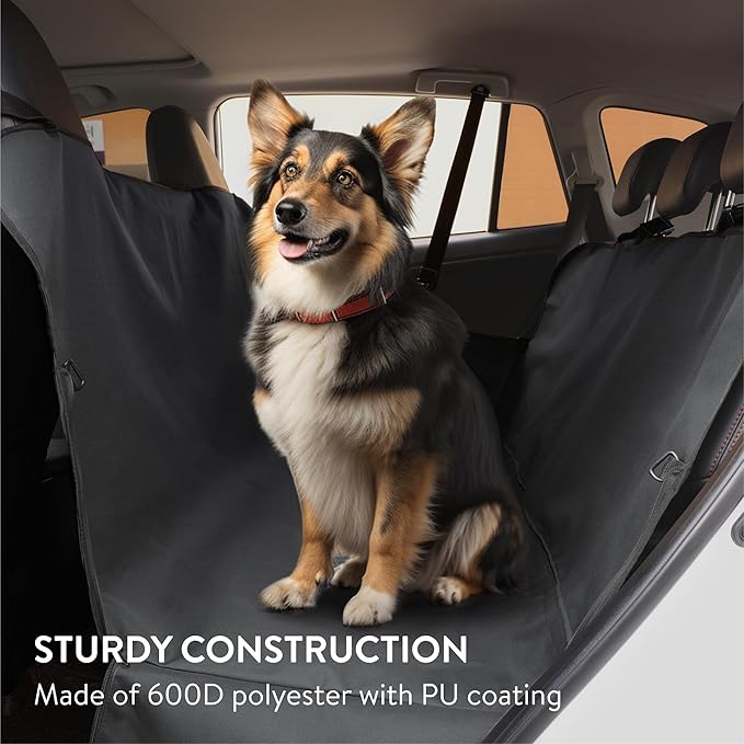 Navaris Dog Car Seat Cover for Cars Back Seats