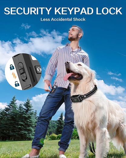 Dog Shock Collar with Remote 2600FT Dog 3 Training IPX7 Waterproof
