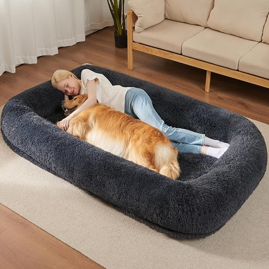 Human Dog Bed for Adult 290 GSM 40D Orthopedic