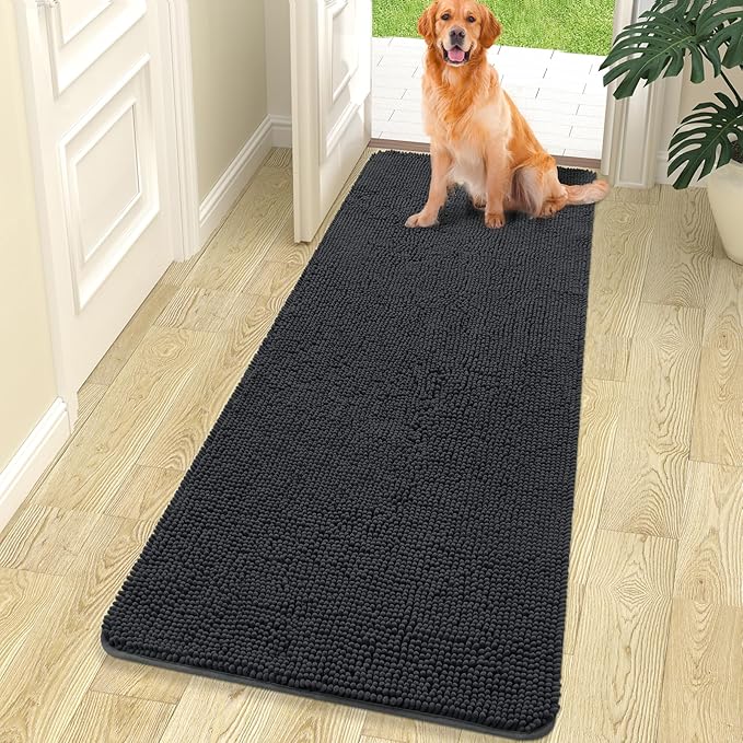 OLANLY Dog Door Mat for Muddy Paws 70x24