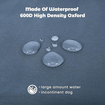 Miguel Oxford 900D Outdoor Waterproof Dog Bed for Metal Dog Crates Water-Resistant All Weather Pet Mat Durable Easy Wipe Clean Travel Indoor Outdoor Puppy Cat Crate Bed 48inch