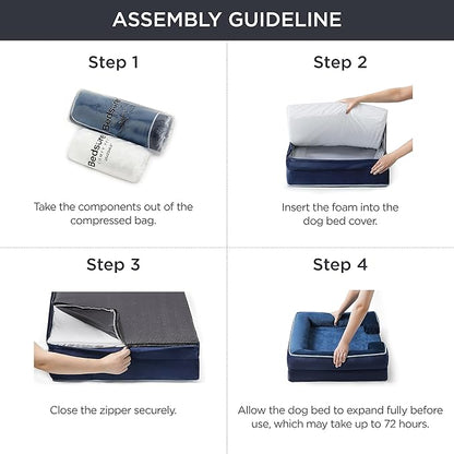 Bedsure Orthopedic Dog Bed for Large Dogs